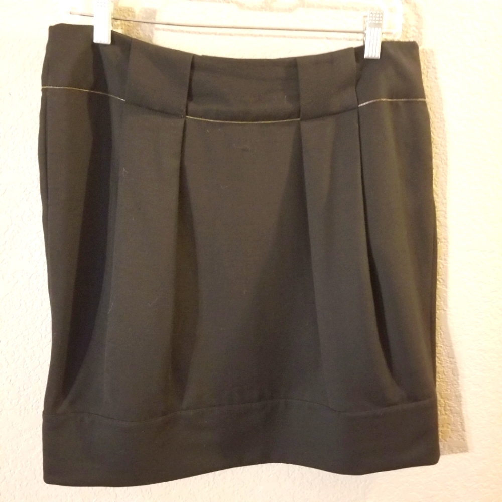 Lafayette 148 New York Womens Black Pencil Skirt Size 8P